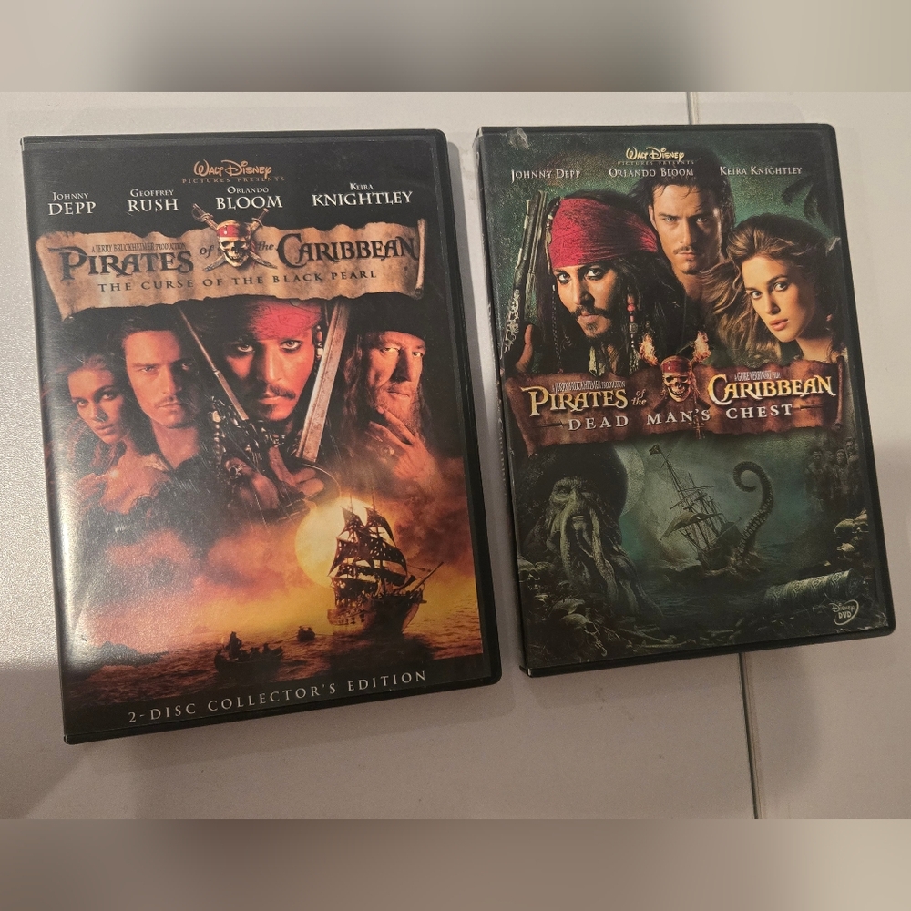 Pirates of the Caribbean 1 & 2 DVD Set